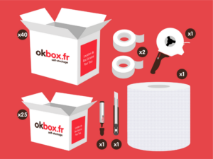 okbox garde meuble Le Mans Sud box stockage Pack XL